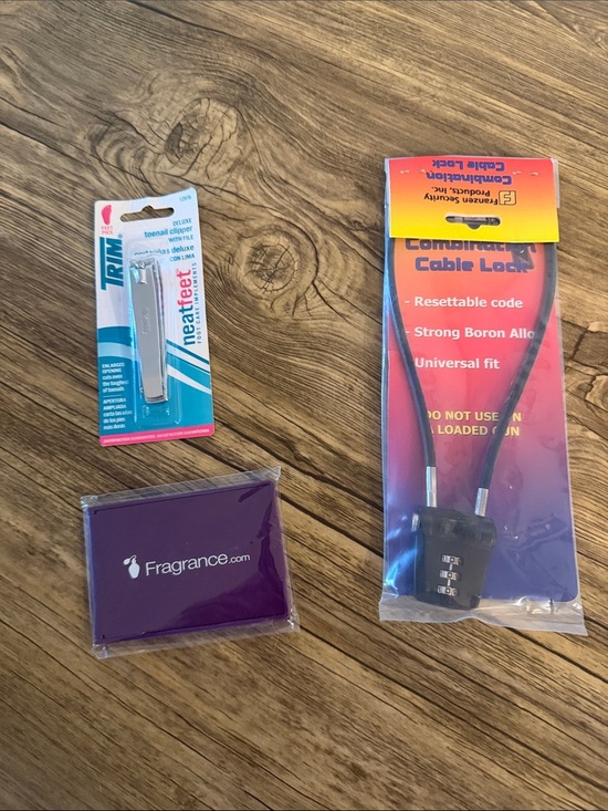 Other - New Nail Clippers, Lock, and Mirror (sold as bundle)